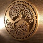 Shop for «Tree of Life» Handmade Wooden Yin-Yang Mandala from 480.00€ made by InWoodVeritas wood artist with worldwide delivery