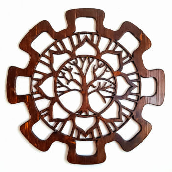 Buy Wooden Mandala Wall Art Decor Custom Design Woodworks