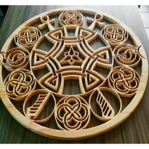 Handmade Wooden Mandalas Wall Art Decor of Unique Design